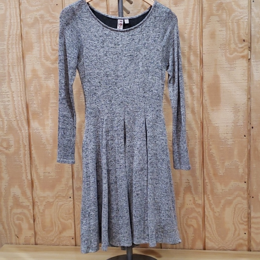 Anthropologie Dolan Black White Heather Dress Size XS